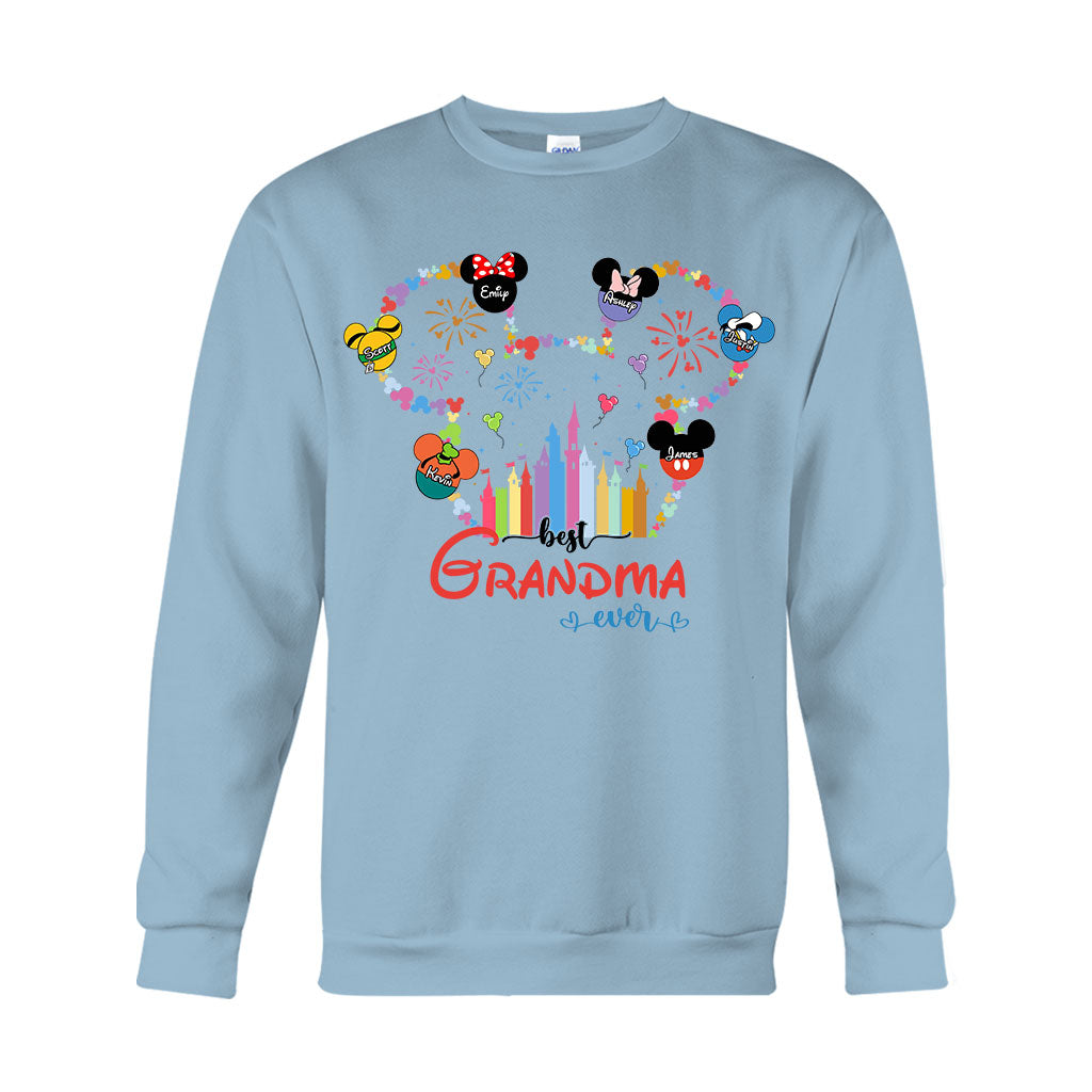 Personalized Best Grandma Ever T-Shirt & Hoodie Gift for Mom T-shirt & Hoodie GradoCreations