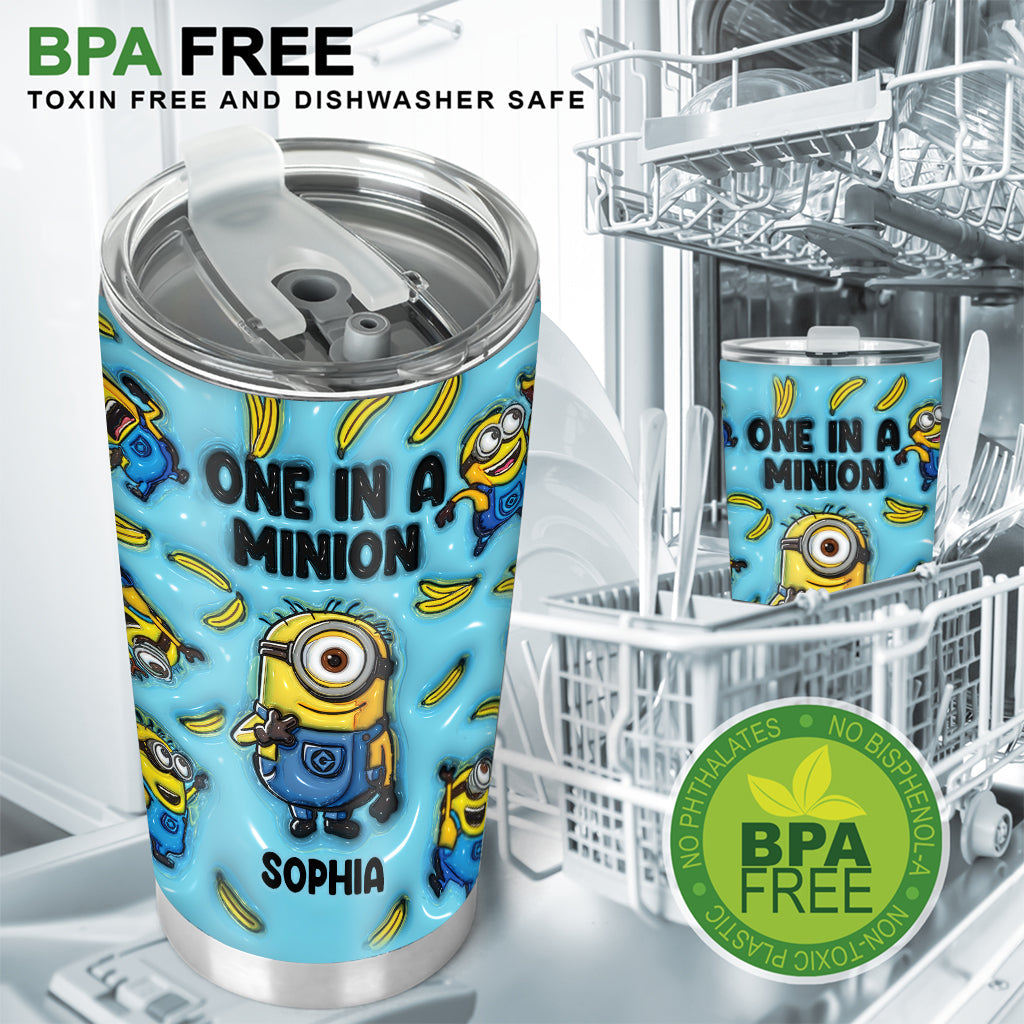 Personalized Minion Tumbler Custom Name Gift for Kids Tumbler GradoCreations