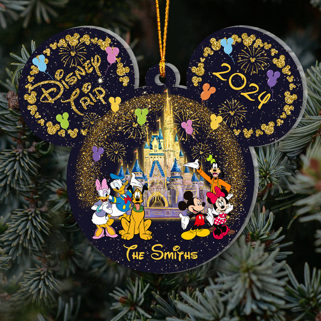 Personalized Family Photo Mouse Ornament Custom Gift for Christmas Ornament GradoCreations