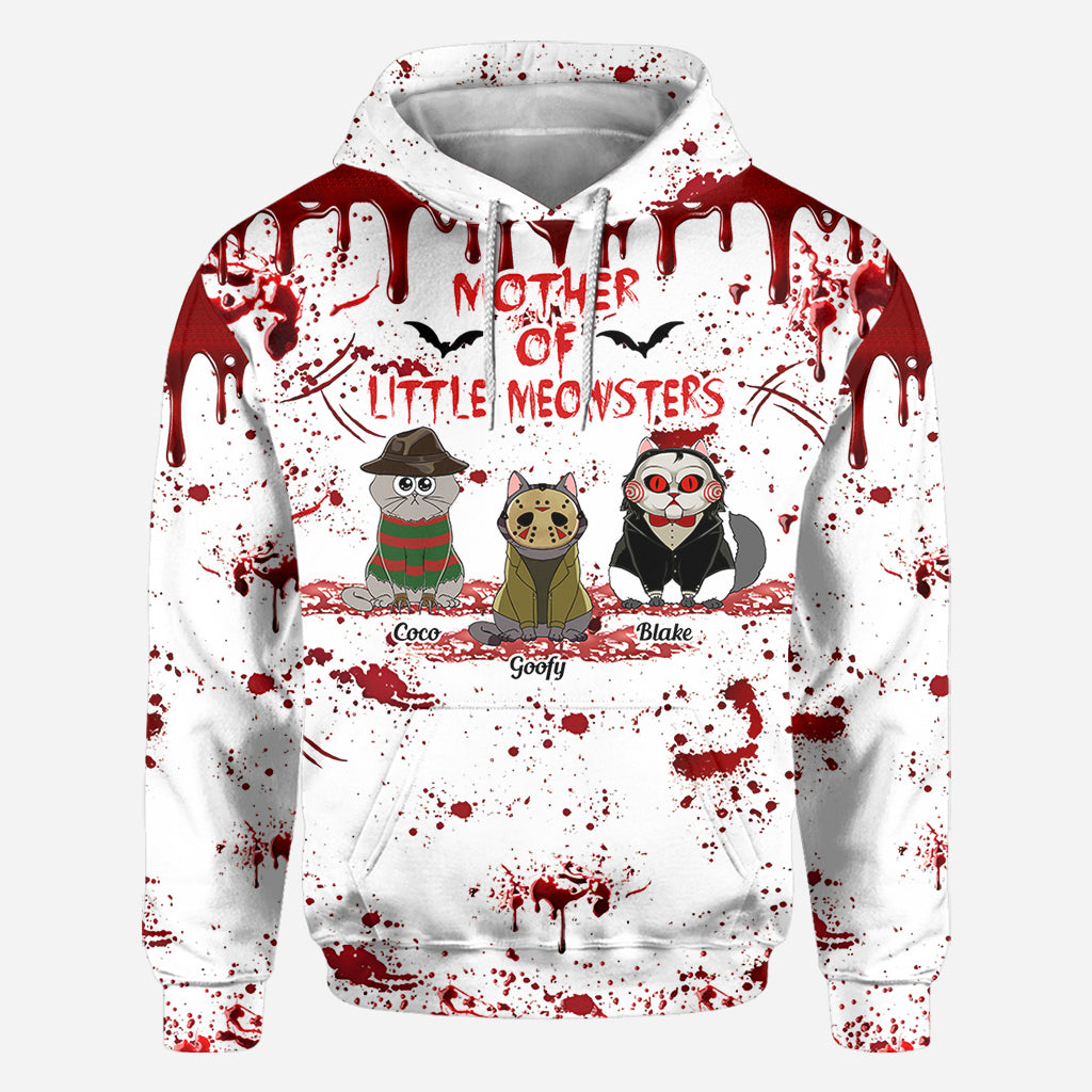 Personalized Cat Themed All-Over Print Shirt for Cat Lovers All Over Shirt GradoCreations