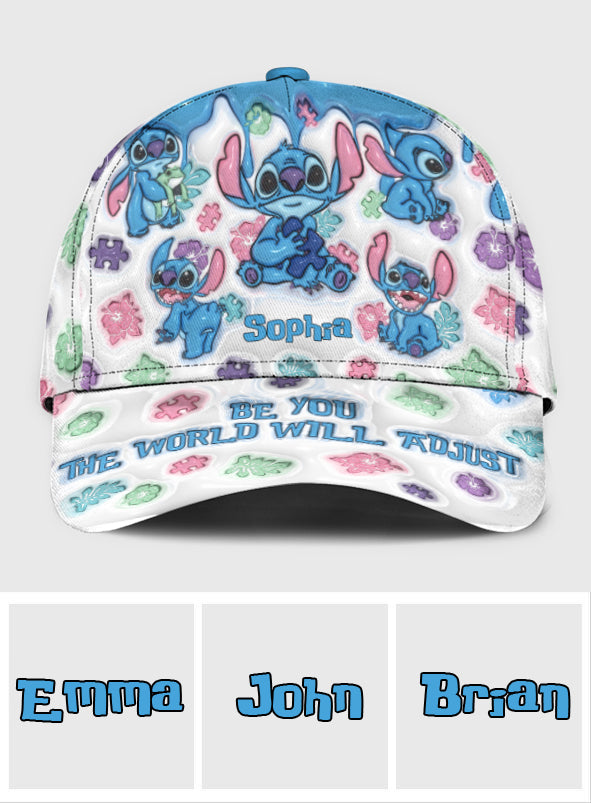 Personalized Autism Awareness Classic Cap Custom Name Gift Classic Cap GradoCreations