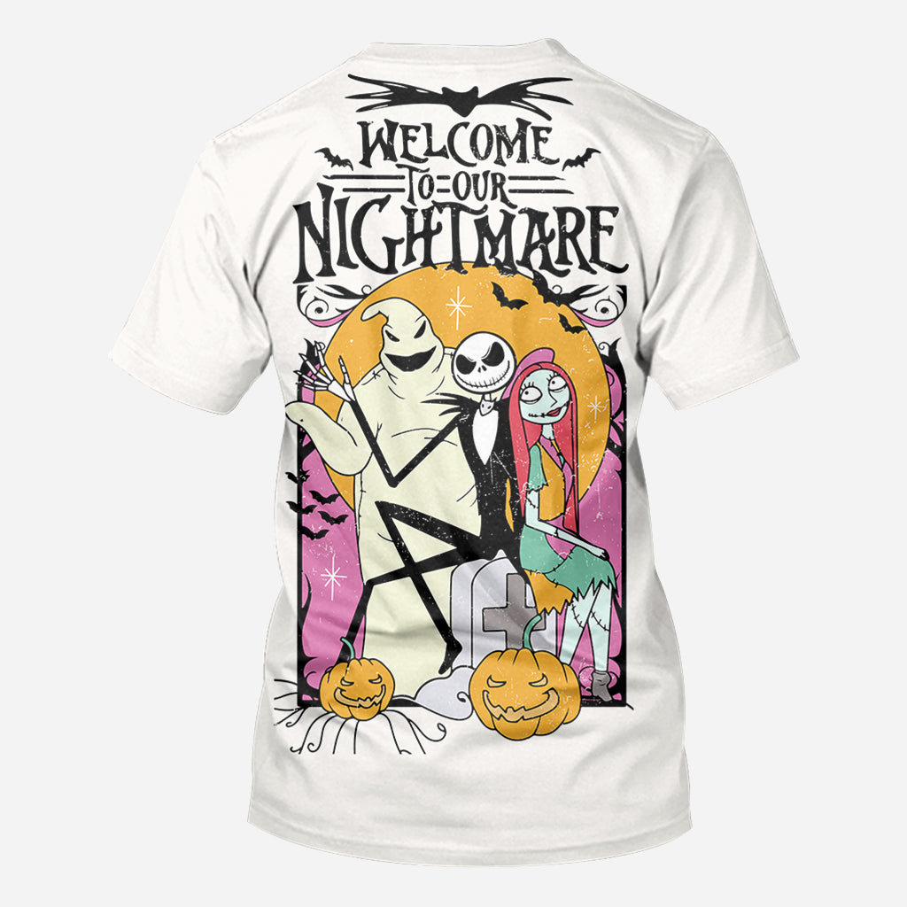 Personalized Nightmare All Over Shirt Custom Name Gift All Over Shirt GradoCreations