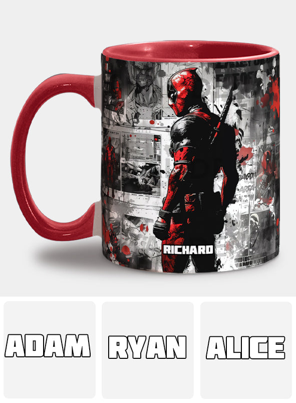 Personalized Psychopath Accent Mug Custom Name Gift Idea Accent Mug GradoCreations