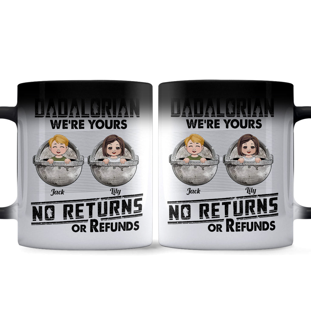 Personalized Dadalorian Mug Custom Family Design Gift Mug GradoCreations