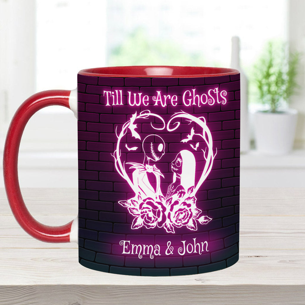 Personalized Nightmare Accent Mug for Couples - Till We Are Ghosts Accent Mug GradoCreations