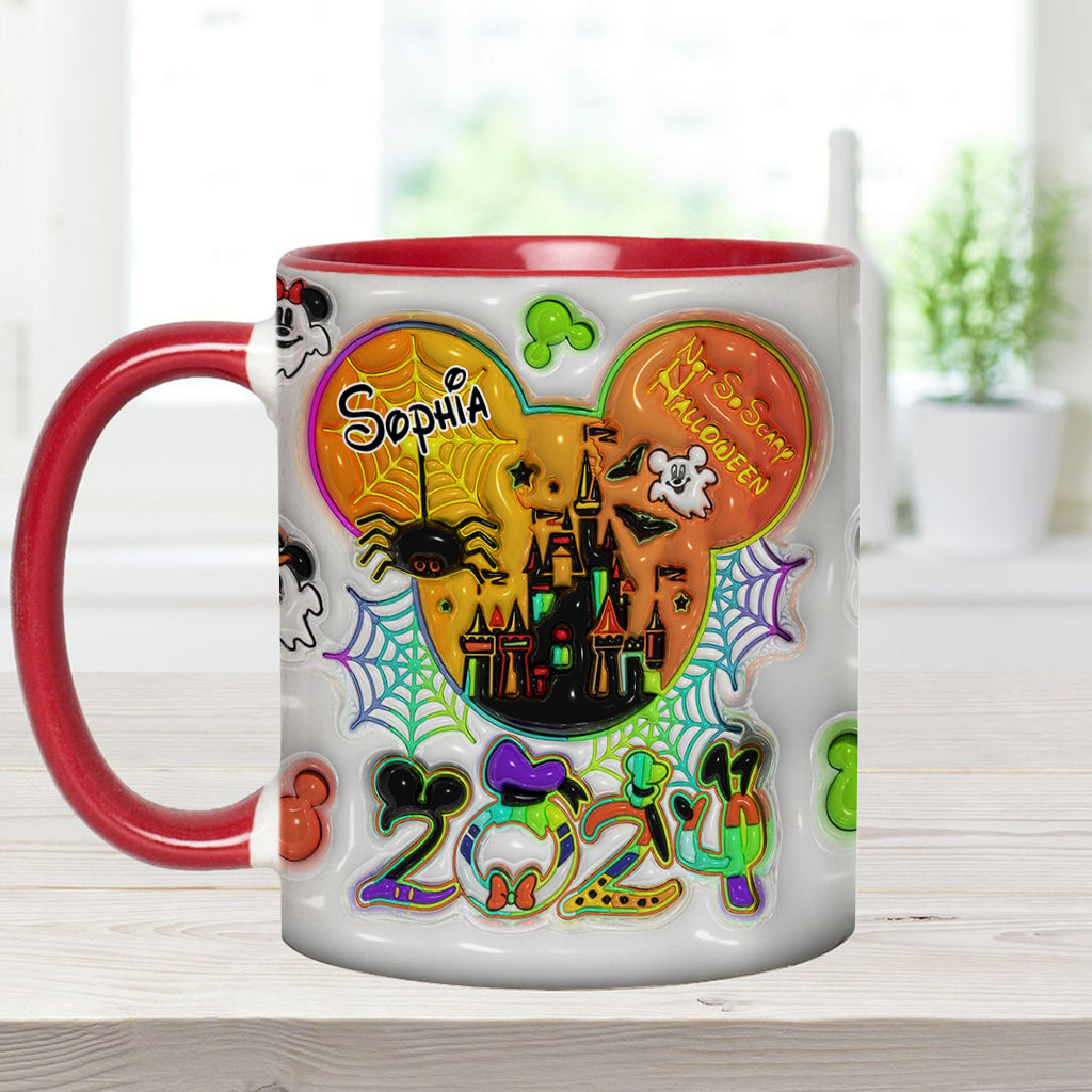 Personalized Halloween Mouse Accent Mug with Custom Name for Kids Accent Mug GradoCreations