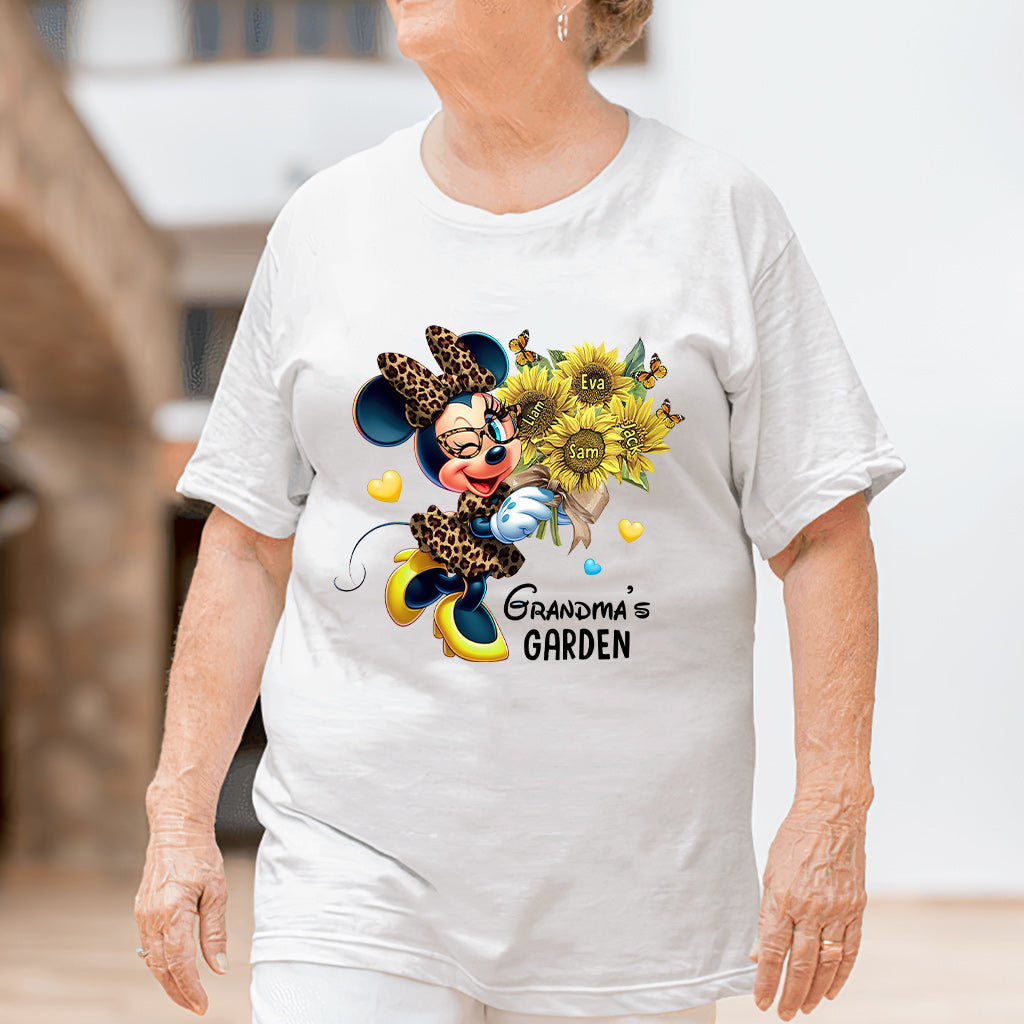 Personalized Grandma's Garden T-shirt & Hoodie with Custom Names Gift T-shirt & Hoodie GradoCreations