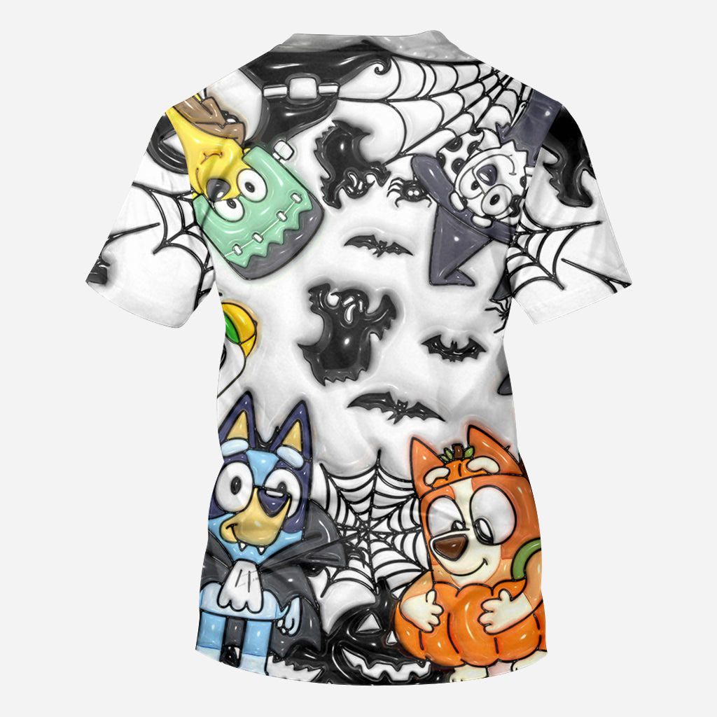 Personalized Halloween All-Over Shirt Custom Name Gift for Kids All Over Shirt GradoCreations