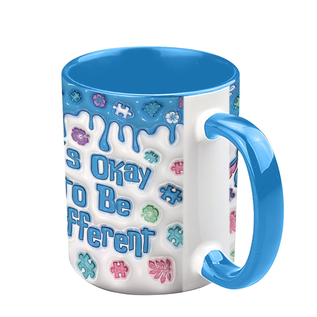 Personalized Autism Awareness Accent Mug Custom Name Gift Accent Mug GradoCreations