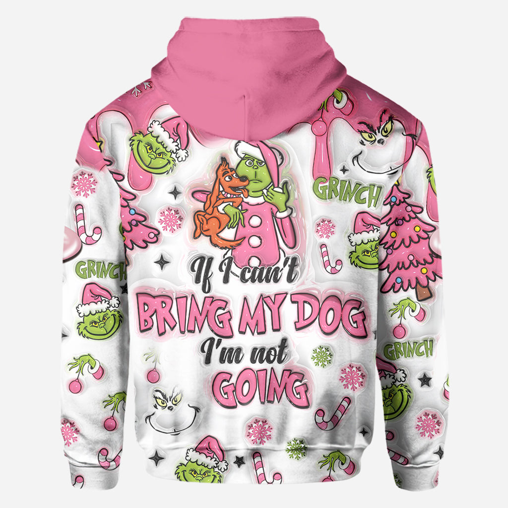 Personalized Christmas All Over Shirt with Grinch Design for Dog Lovers All Over Shirt GradoCreations