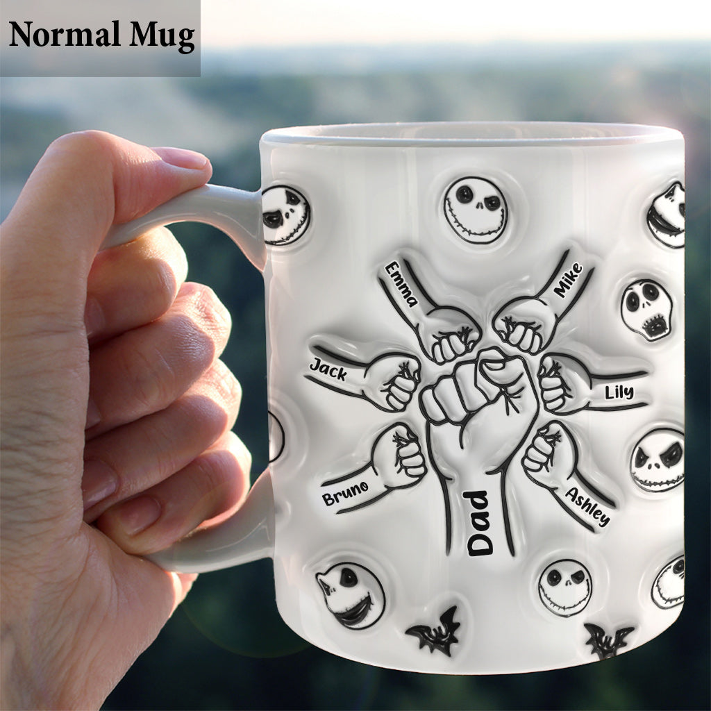 Personalized Nightmare Mug Custom Name Gift for Dad Halloween Mug GradoCreations