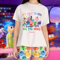Personalized All Over Shirt & Shorts Set for Women - Colorful Feelings Gift All Over Shirt & Women Shorts GradoCreations