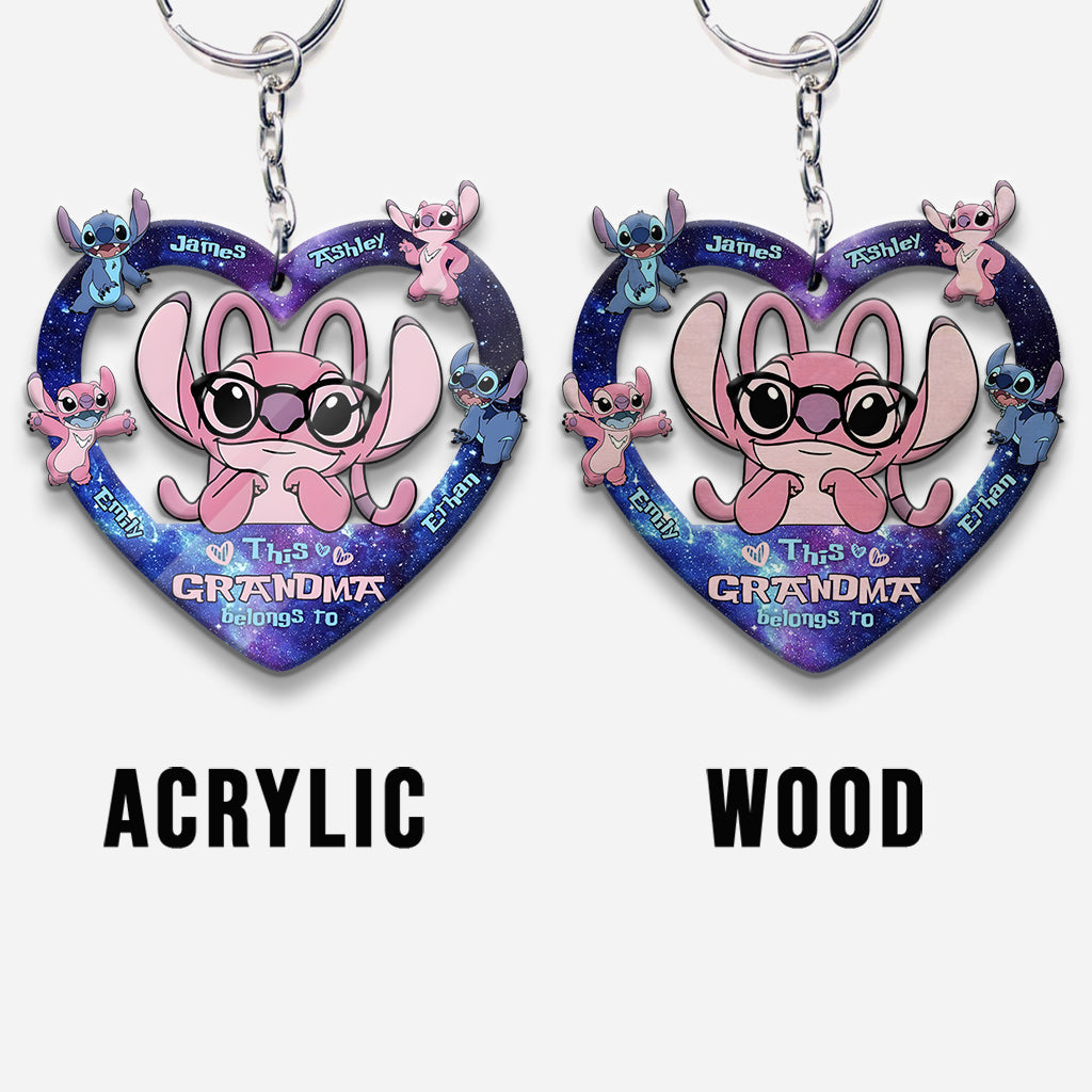 Customizable Ohana Keychain for Grandma - Family Gift Keychain GradoCreations