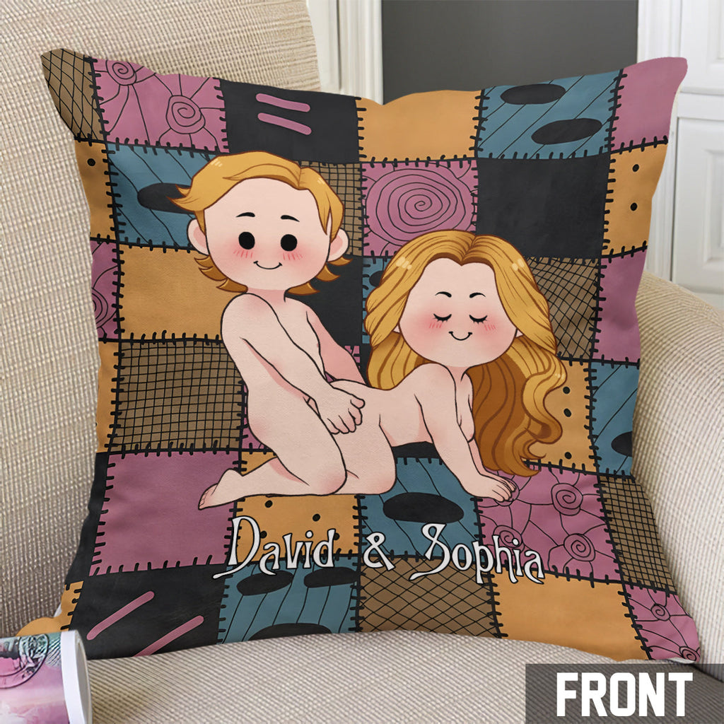 Personalized Nightmare Throw Pillow Custom Name Gift for Couples Throw Pillow GradoCreations