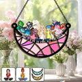 Personalized 2 Layered Suncatcher with Quotes for Home Decor Suncatcher GradoCreations