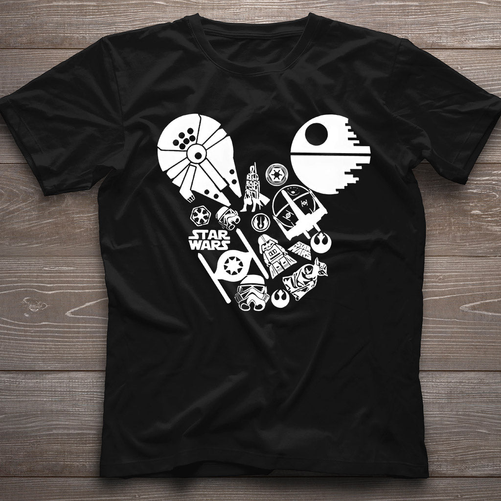 Personalized Star Wars Mouse Ears T-shirt & Hoodie Gift for Fans T-shirt & Hoodie GradoCreations