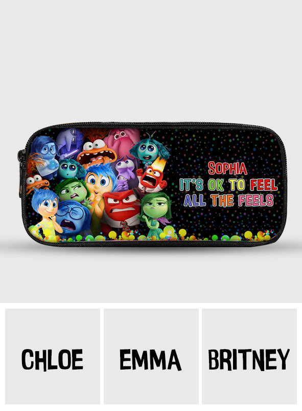 Personalized Pencil Case with Disney Characters for Kids - Custom Name Gift Pencil Case GradoCreations