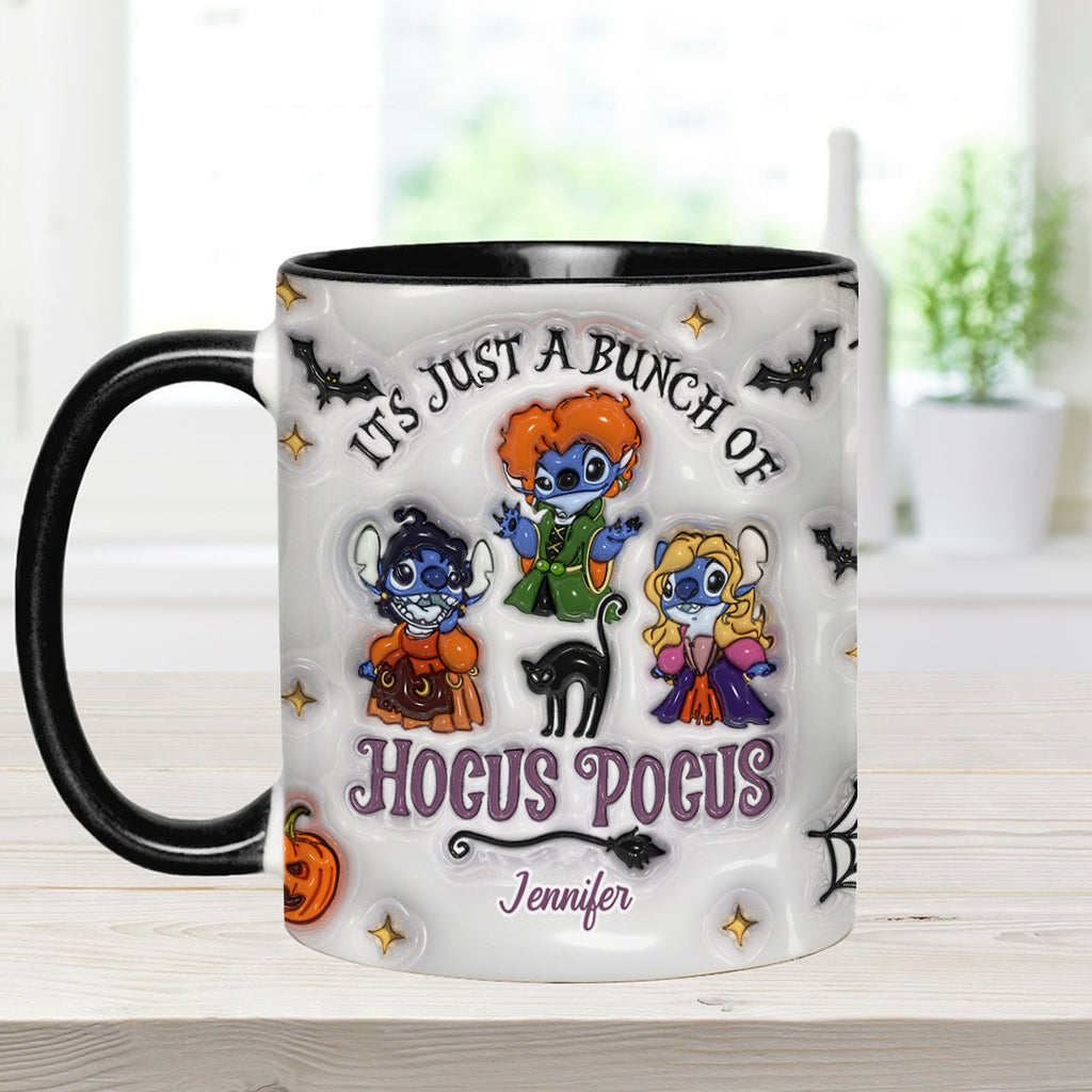 Personalized Halloween Ohana Ceramic Mug Custom Name Gift Accent Mug GradoCreations