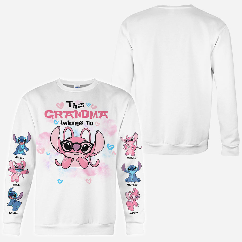 Custom Grandma All Over Shirt with Personalization - Unique Gift All Over Shirt GradoCreations