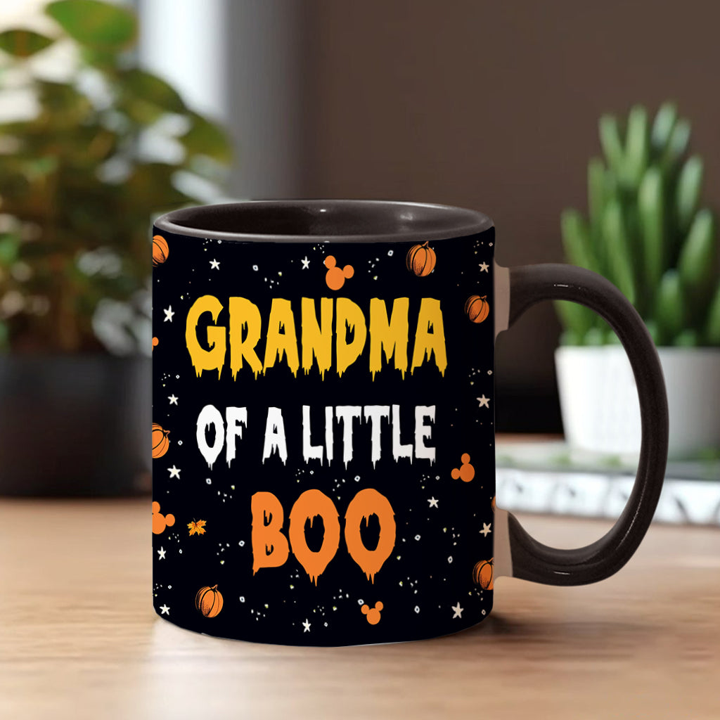Personalized Halloween Mug for Grandma Custom Name Boo Crew Gift Accent Mug GradoCreations