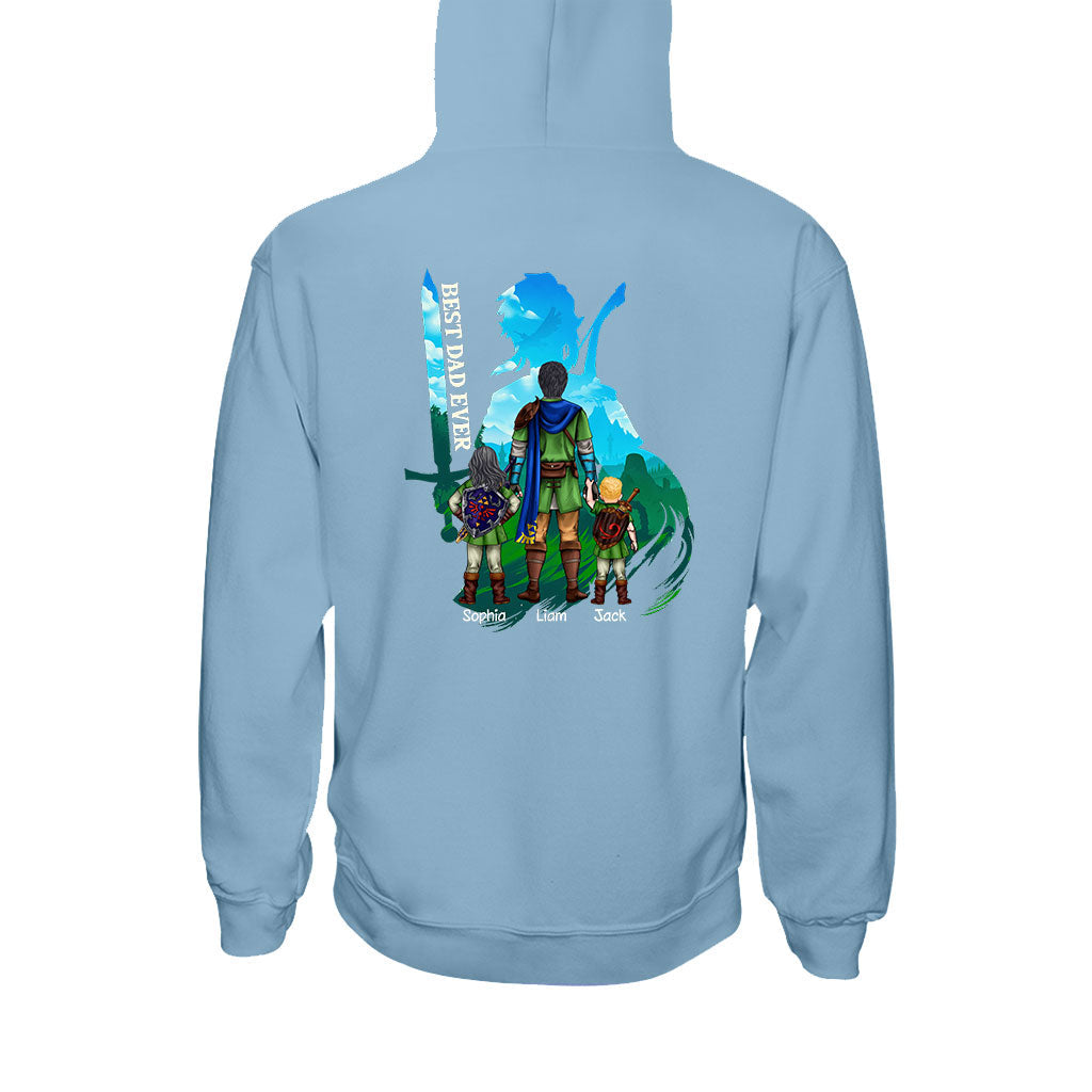 Personalized Legend of Dad T-Shirt & Hoodie Custom Name Gift for Father's Day T-shirt And Hoodie GradoCreations
