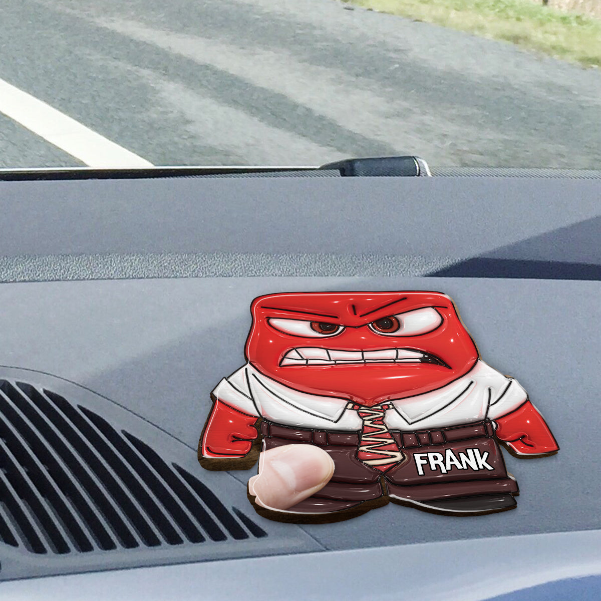 Personalized Shaped Car Visor Clip Custom Emotion Gift Shaped Car Visor Clip GradoCreations