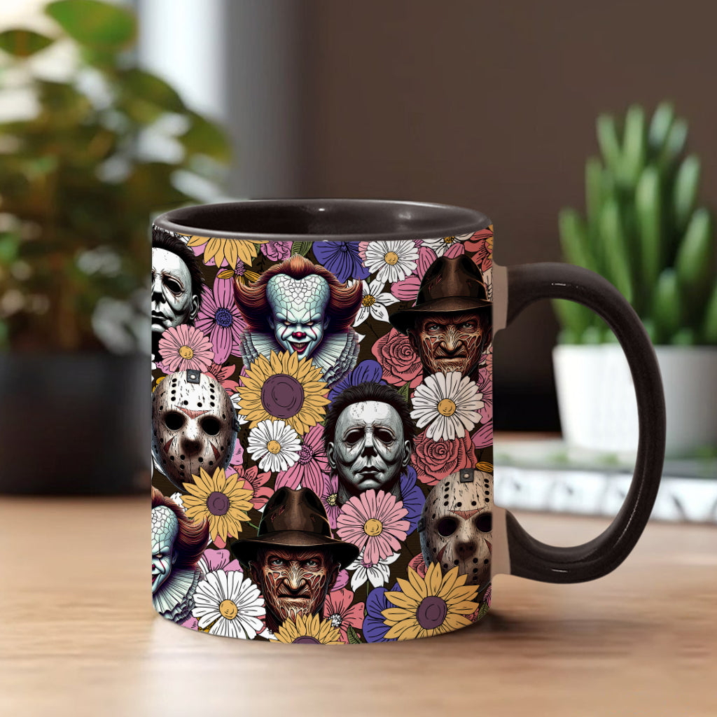Personalized Horror Movie Accent Mug with Custom Name Gift Accent Mug GradoCreations