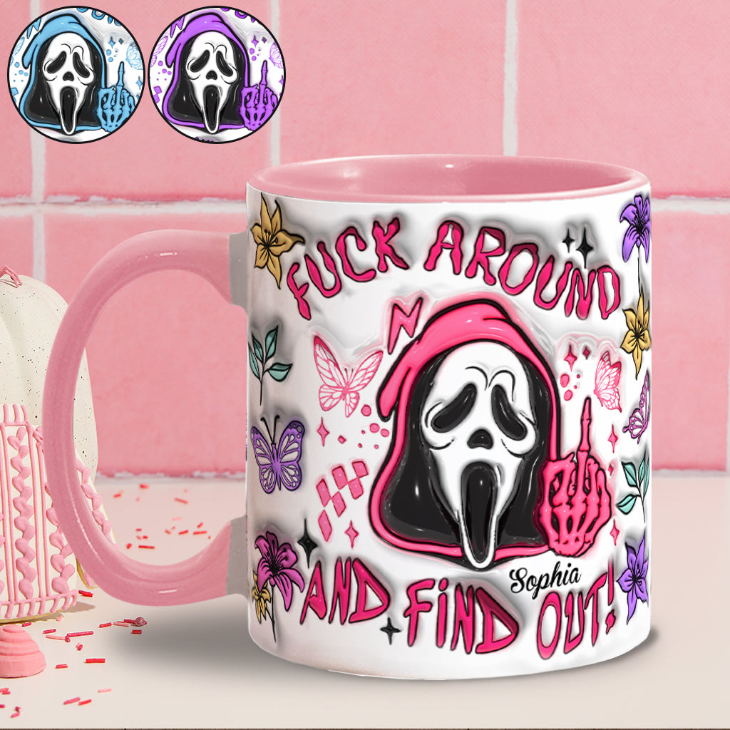 Personalized Funny Accent Mug Custom Name Gift for Friend Accent Mug GradoCreations