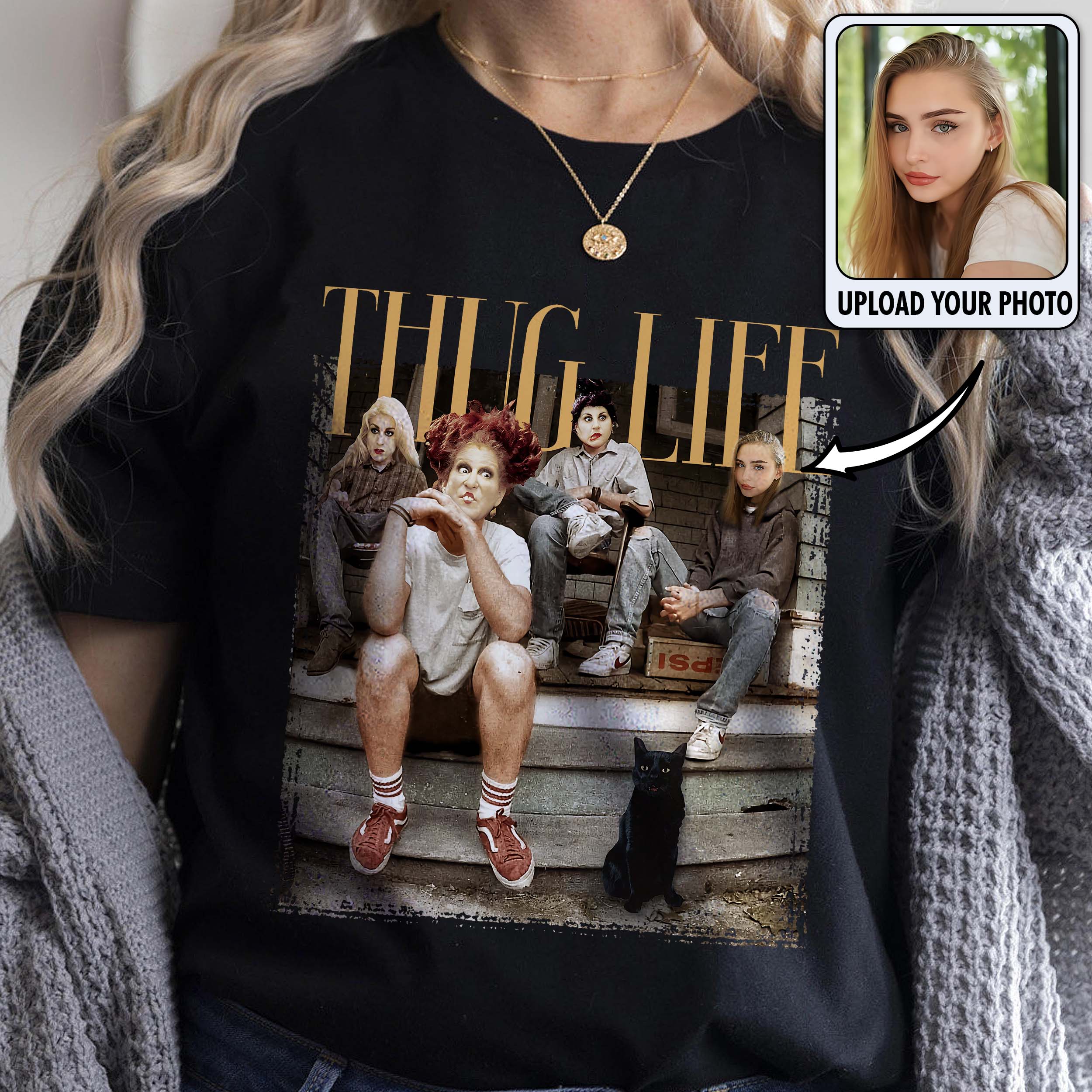 Personalized Bad Witches T-Shirt & Hoodie Custom Photo Gift T-shirt & Hoodie GradoCreations