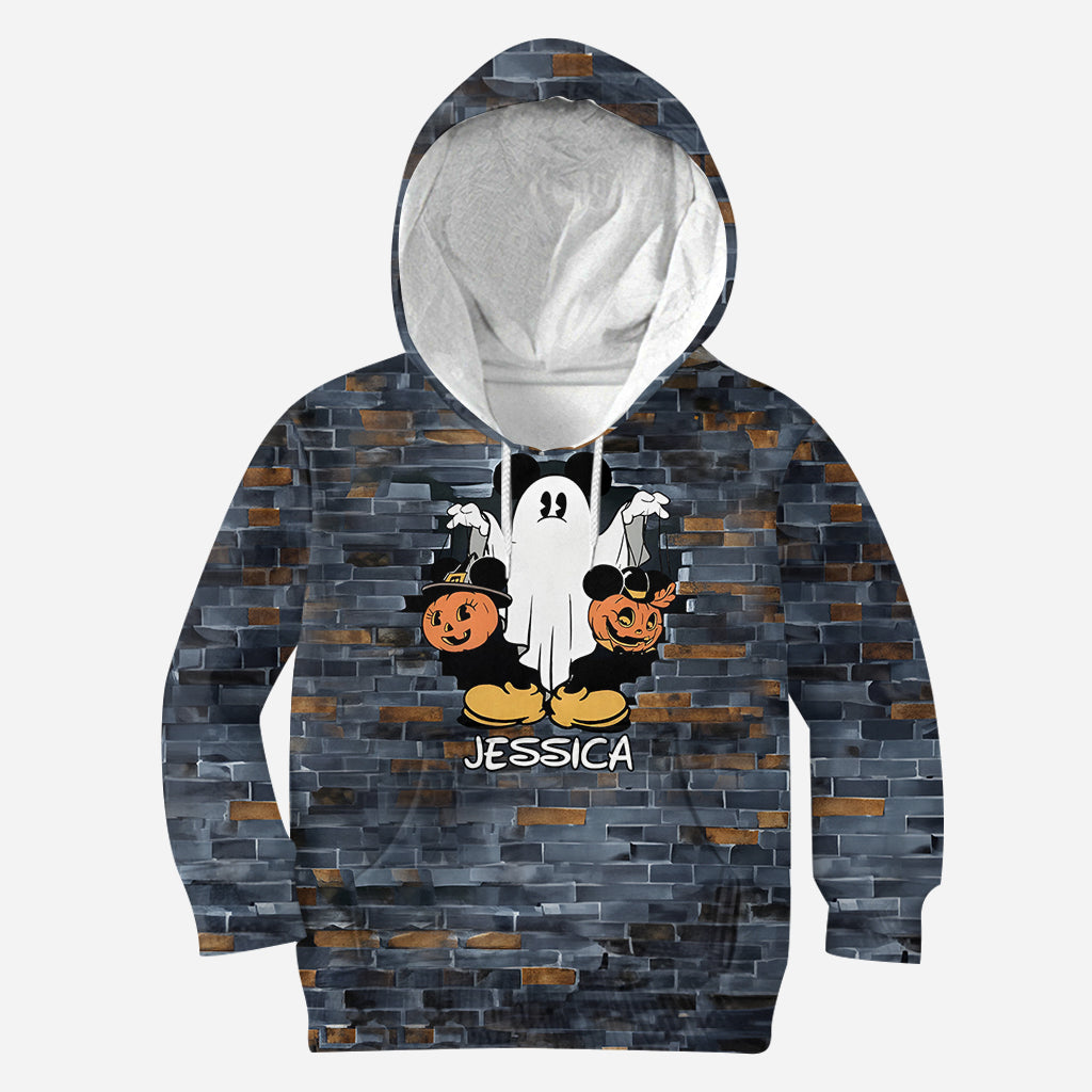 Funny Personalized Ghost Mouse All Over Shirt for Kids & Adults All Over Shirt GradoCreations