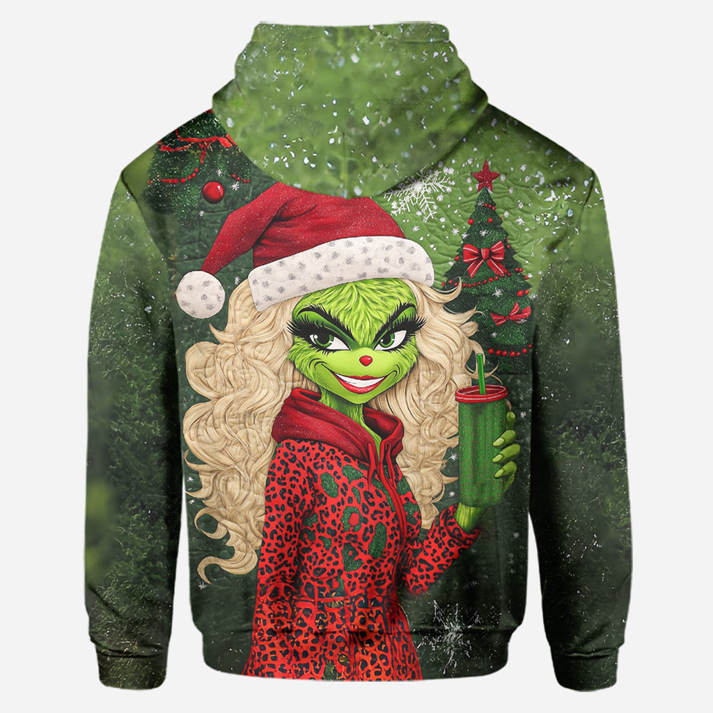Personalized Christmas Hoodie and Leggings Set for Women Hoodie & Leggings GradoCreations