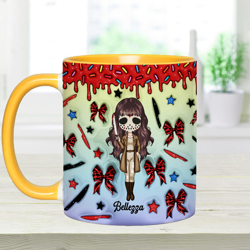 Personalized Accent Mug for Murder Mystery Lovers - Fun Gift Accent Mug GradoCreations