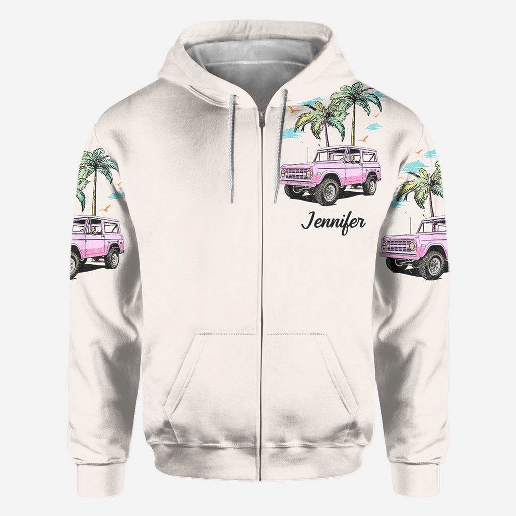 Personalized Sunset Chaser All Over Shirt with Custom Name for Beach Lovers All Over Shirt GradoCreations