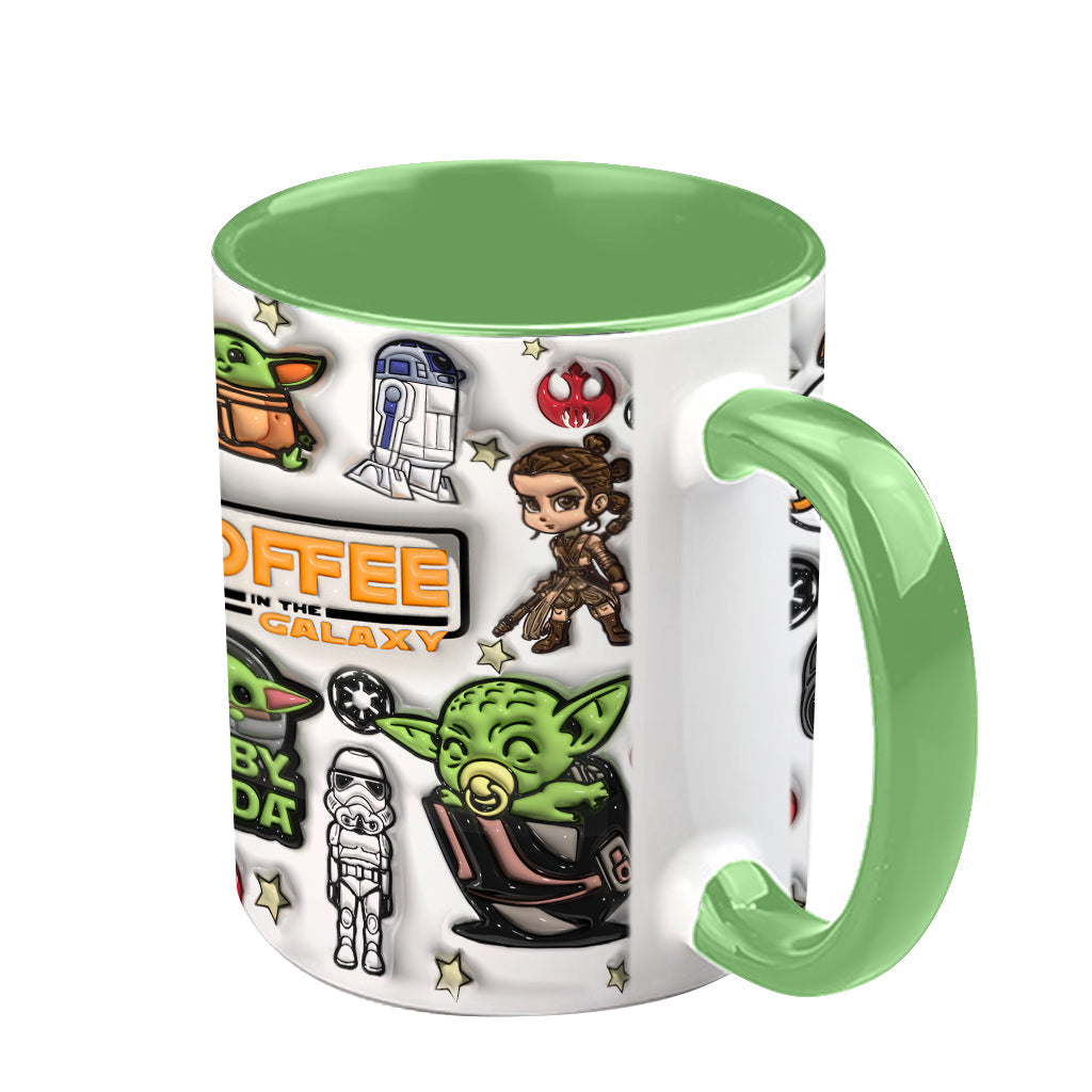 Personalized The Force Accent Mug Custom Name Gift for Star Wars Fans Accent Mug GradoCreations