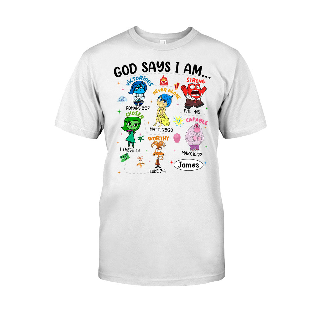 Personalized God Says I Am T-shirt & Hoodie for Kids T-shirt & Hoodie GradoCreations