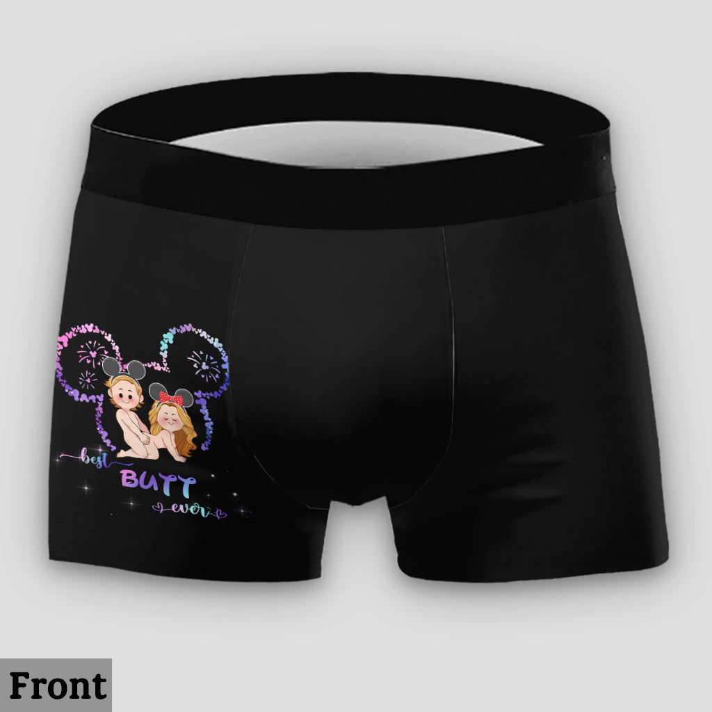 Personalized Lace Border Women's Briefs & Men's Boxers Gift for Couples Lace Border Women Briefs And Men’s Boxer Briefs GradoCreations