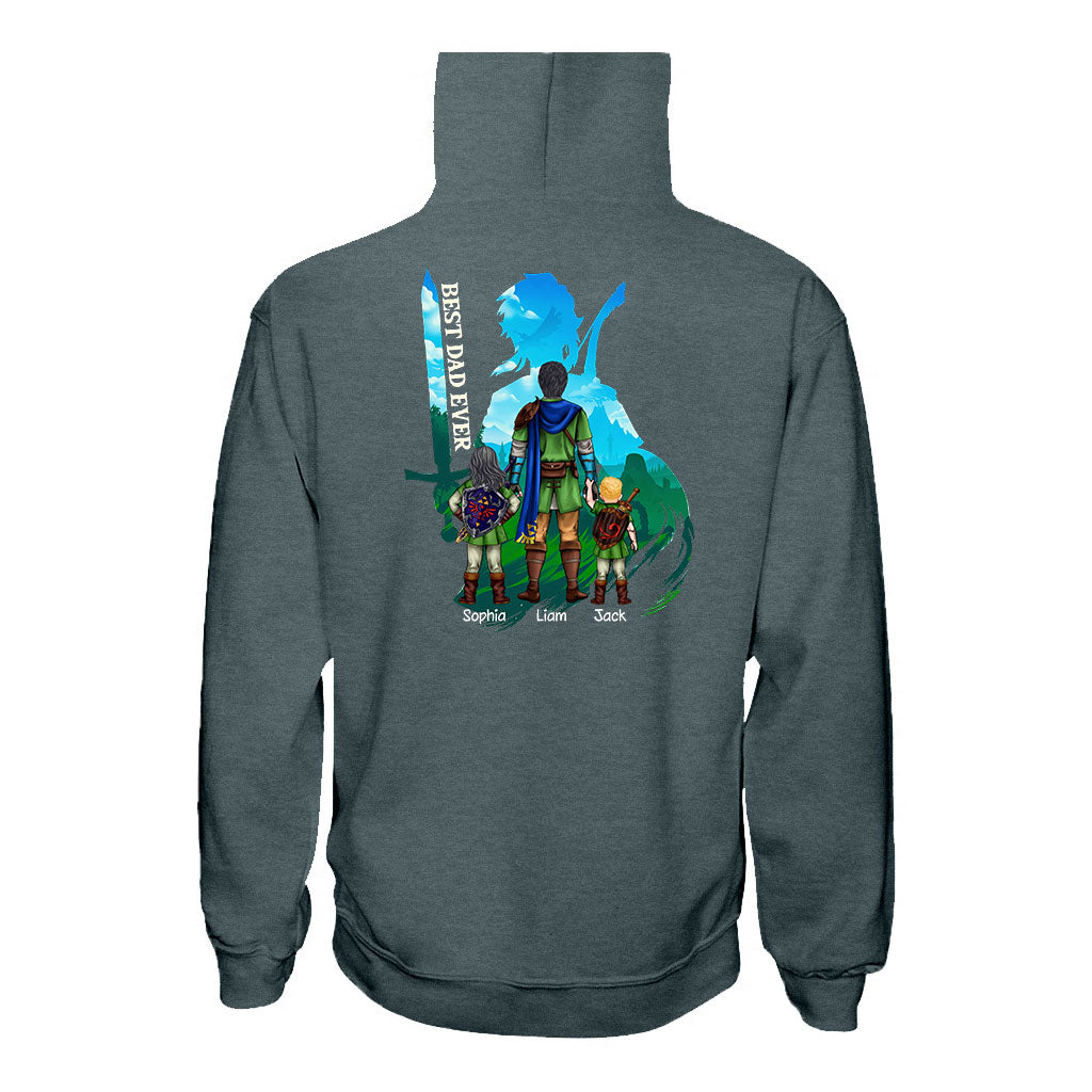 Personalized Legend of Dad T-Shirt & Hoodie Custom Name Gift for Father's Day T-shirt And Hoodie GradoCreations