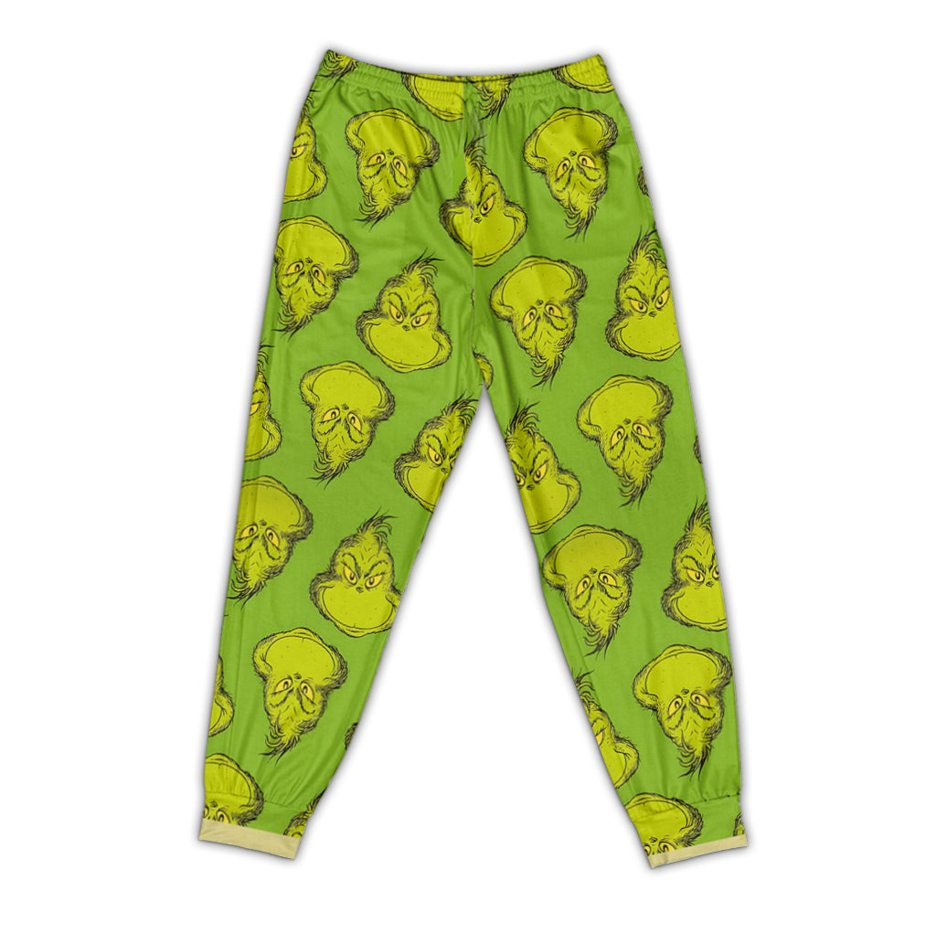 Personalized Grinch Pajama Set for Kids | Christmas Gift Pajamas Set GradoCreations