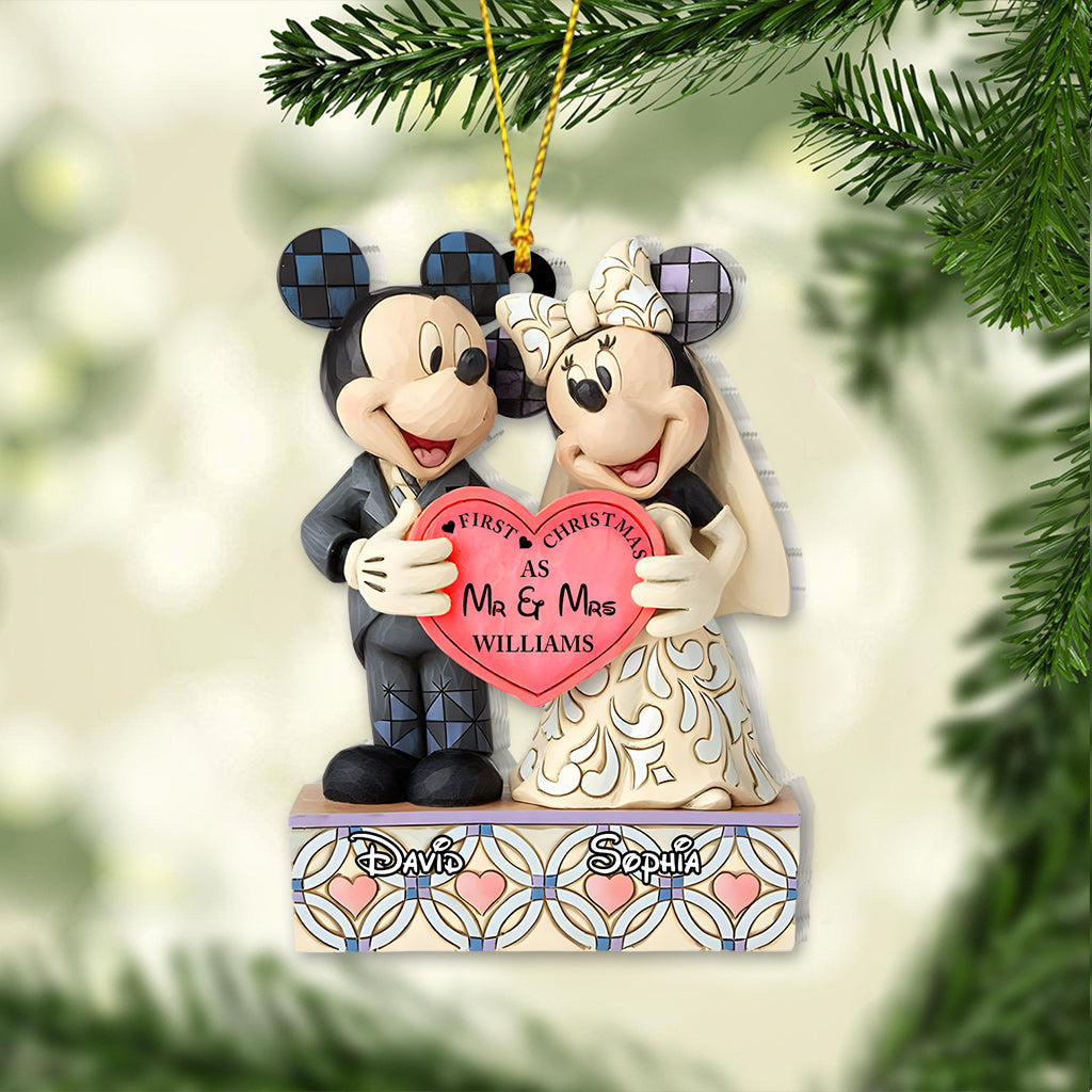 Personalized First Christmas Mouse Ornament Custom Name Gift Ornament GradoCreations