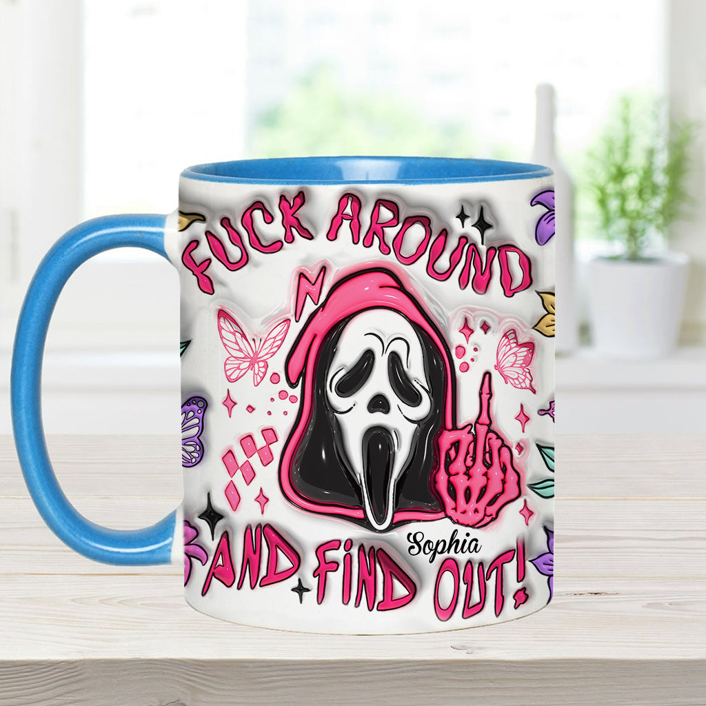 Personalized Funny Accent Mug Custom Name Gift for Friend Accent Mug GradoCreations