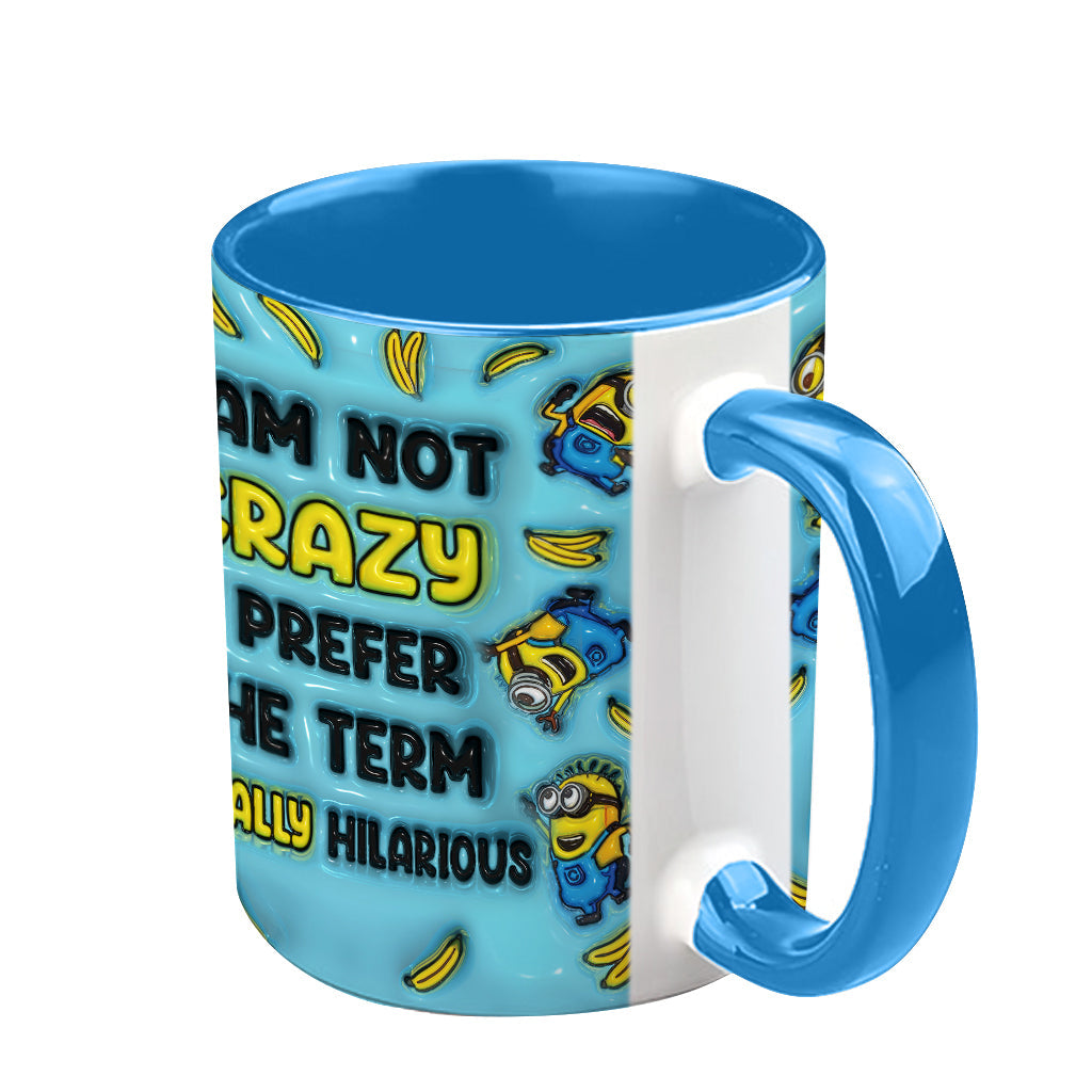 Personalized Ceramic Accent Mug Funny Quote Custom Name Gift Accent Mug GradoCreations