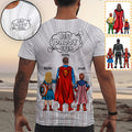 Personalized Best Dad Ever All Over Shirt Custom Family Design All Over Shirt GradoCreations
