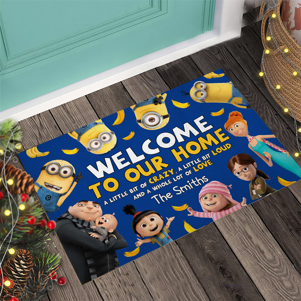 Personalized Welcome Doormat for Home Custom Name Gift Doormat GradoCreations