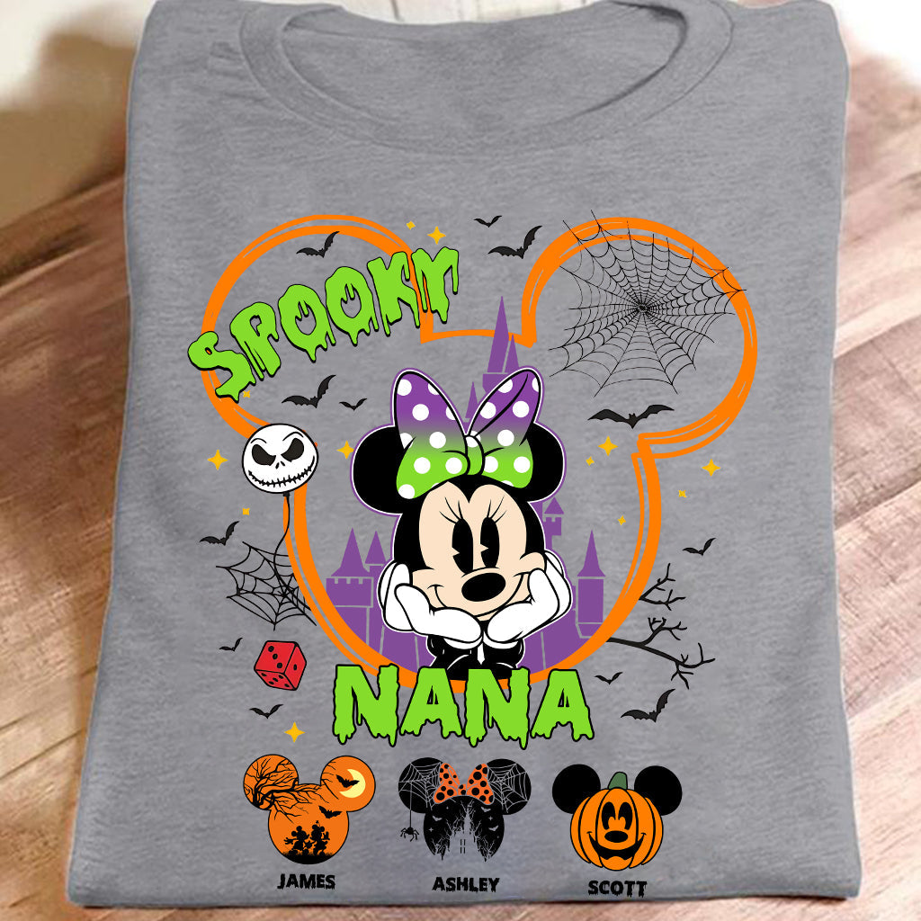Personalized Spooky Nana T-shirt & Hoodie for Grandma T-shirt & Hoodie GradoCreations