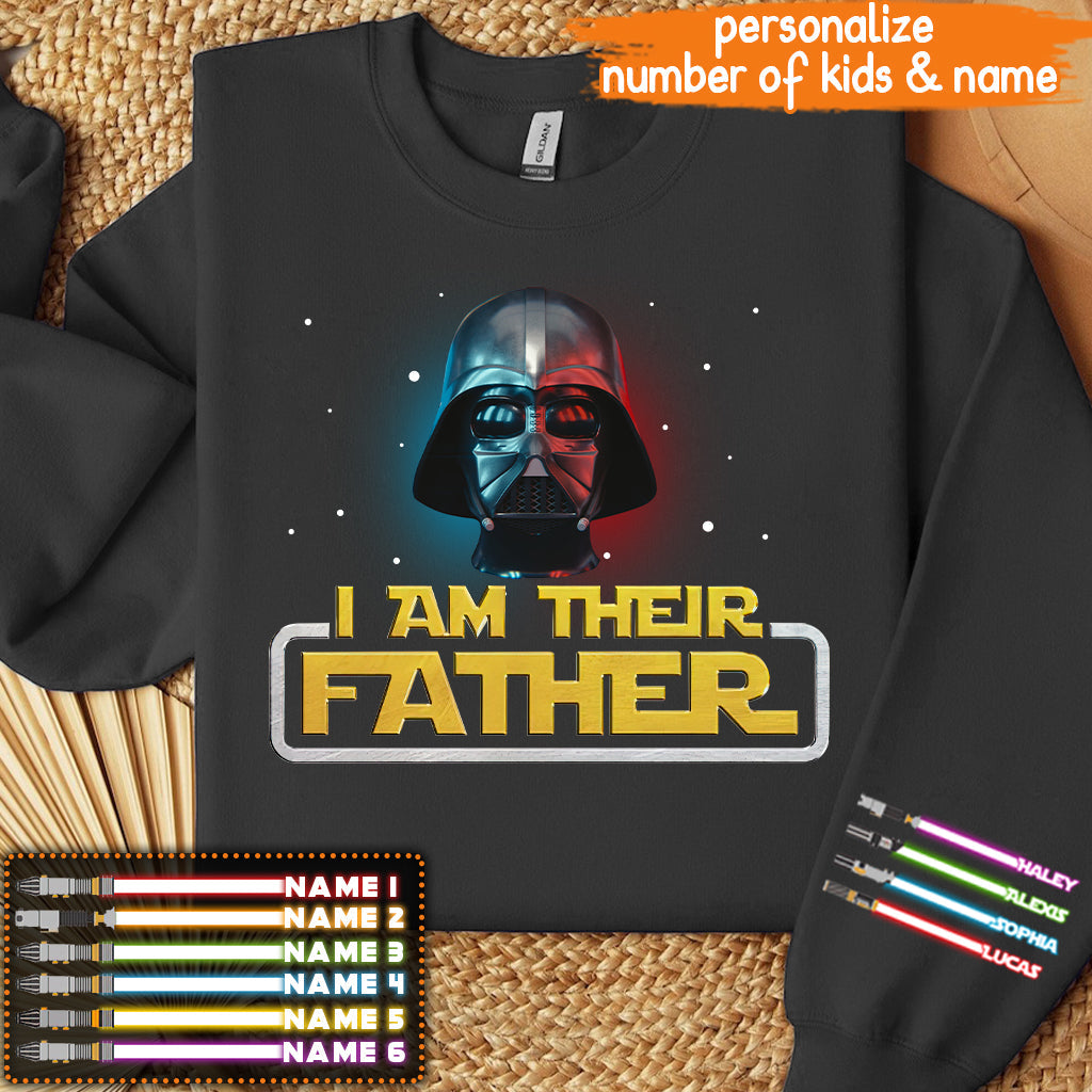 Personalized I Am Your Father All Over Shirt Custom Names Gift for Dad All Over Shirt GradoCreations