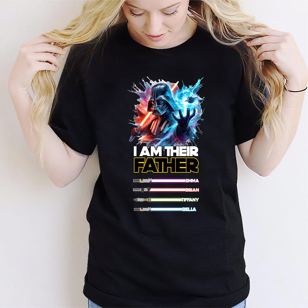 Personalized I Am Their Father T-shirt Gift for Dad T-shirt & Hoodie GradoCreations