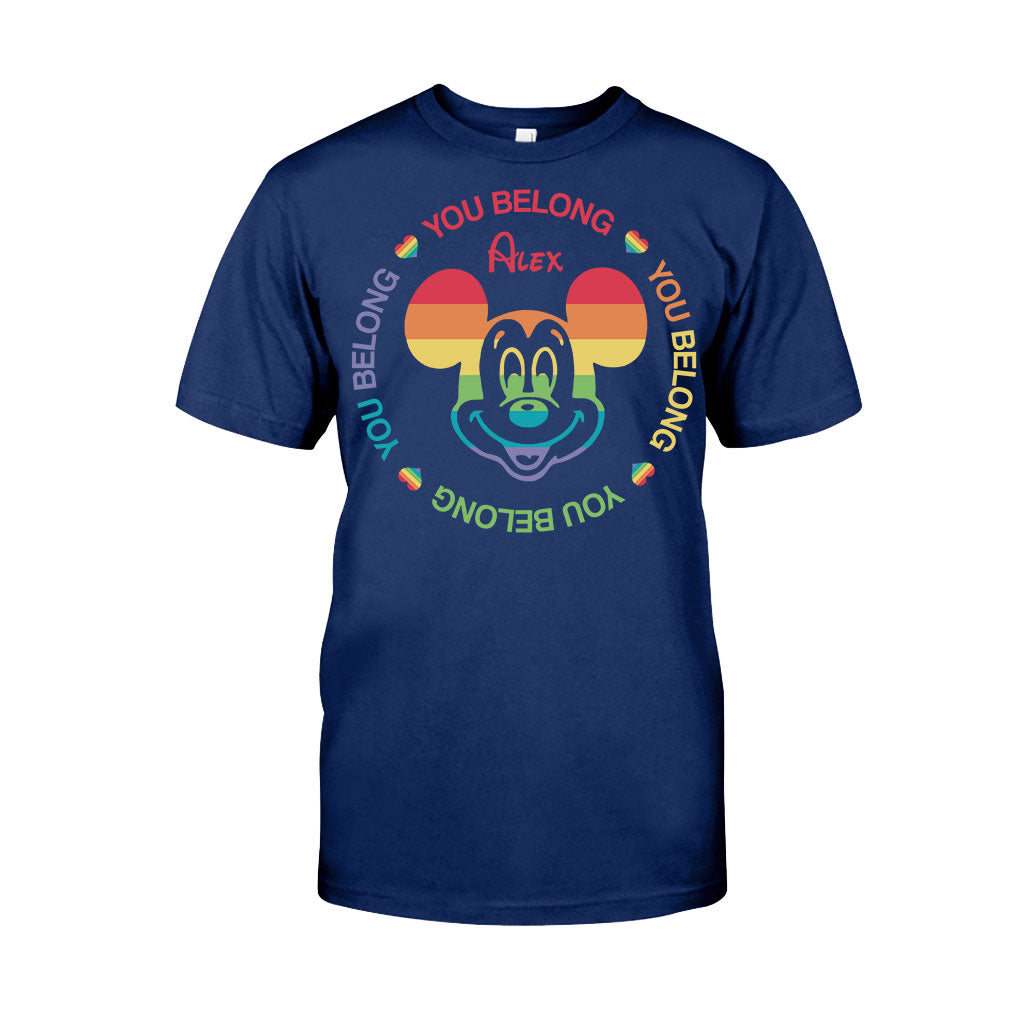 Personalized LGBT Pride T-shirt & Hoodie with Custom Name T-shirt & Hoodie GradoCreations