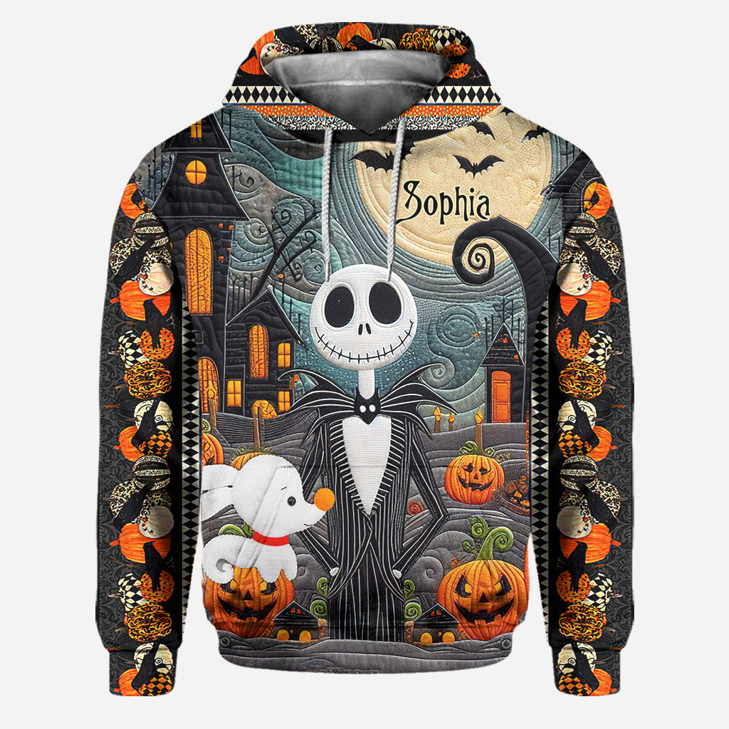 Personalized Halloween Hoodie & Leggings Set for Women | Custom Name Gift Hoodie & Leggings GradoCreations