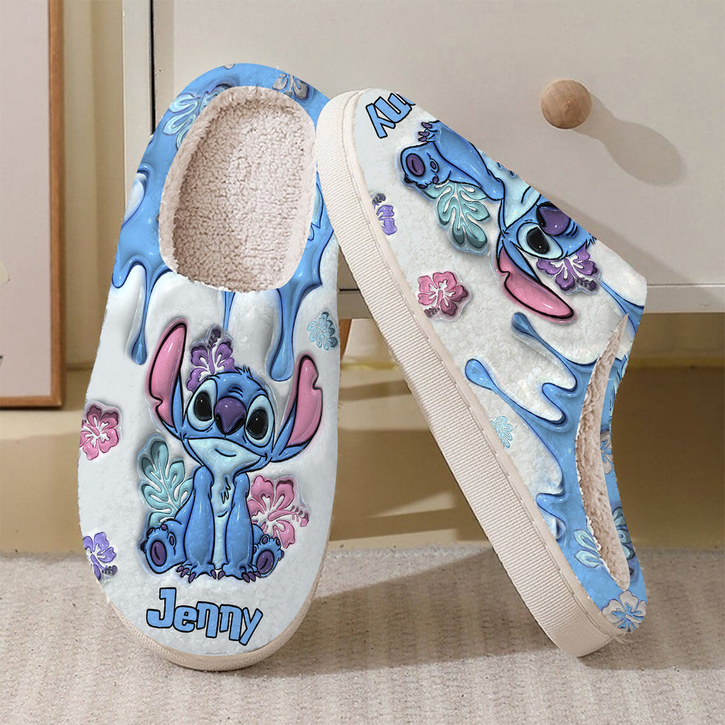 Personalized Ohana Slippers Custom Name Gift for Family Slippers GradoCreations