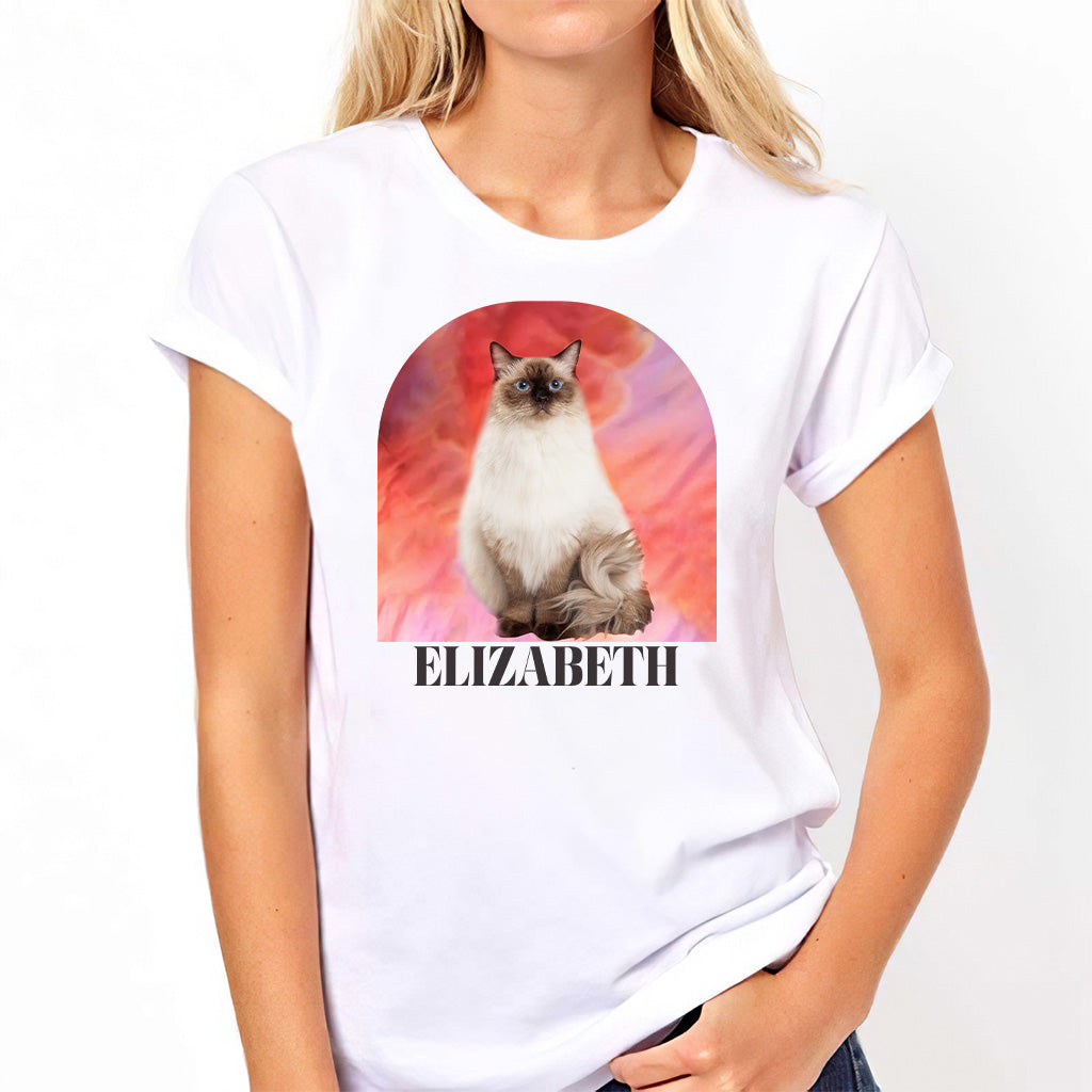 Personalized Cat T-Shirt & Hoodie Custom Name Gift for Cat Lovers T-shirt & Hoodie GradoCreations
